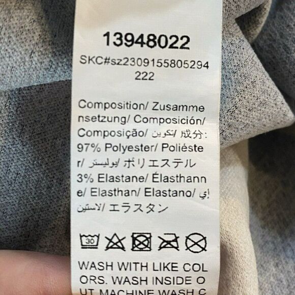 SHEIN‎ Woman’s Dress MIDI Puff Sleeves Black Ivory Beige XL Flowy Stretch Trendy - Picture 6 of 7